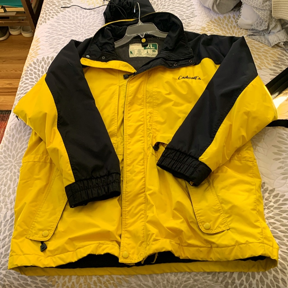 Men’s yellow thinsulate winter jacket